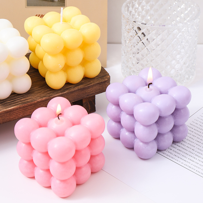 Home Fragrance Scented Candle - Stylish Cube-Shaped Scented Candles Wholesale Fragrance