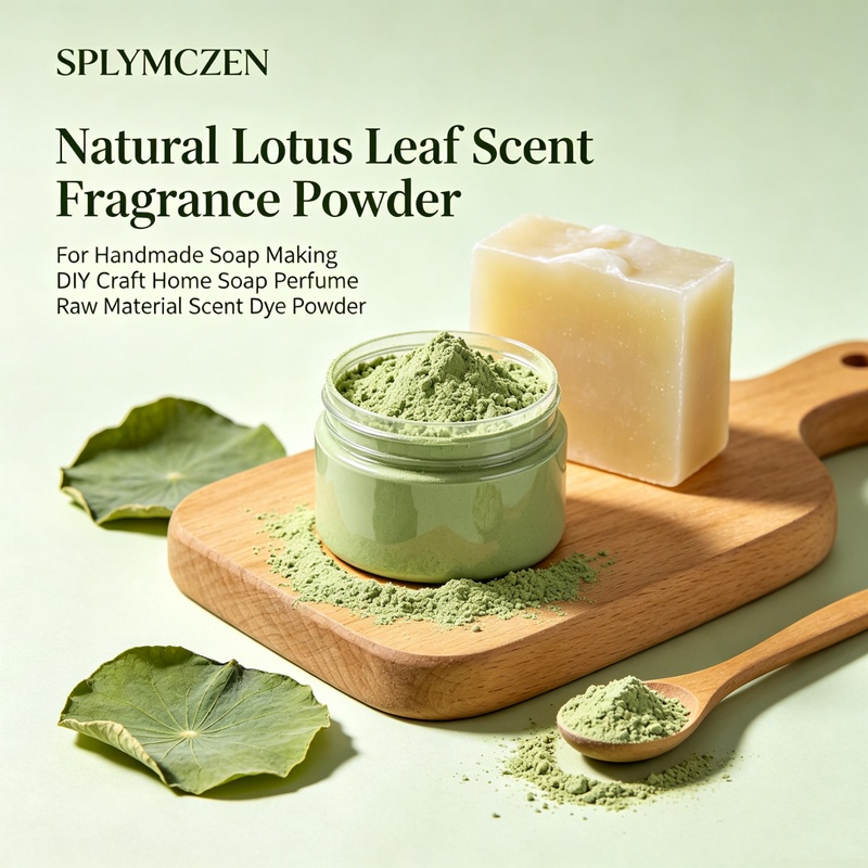 Home Fragrance Scented Candle - SPLYMCZEN Lotus Leaf Fragrance Powder Natural