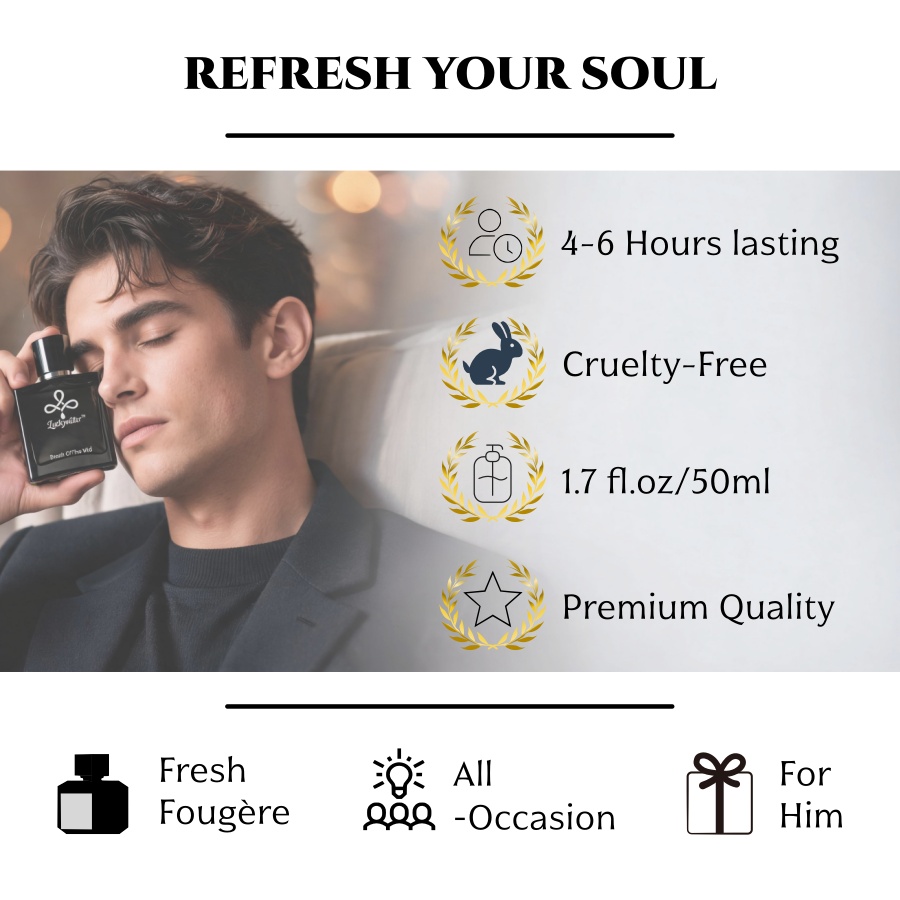 50ml Long-Lasting Cologne for  - Parfum Home Fragrance recension och pris