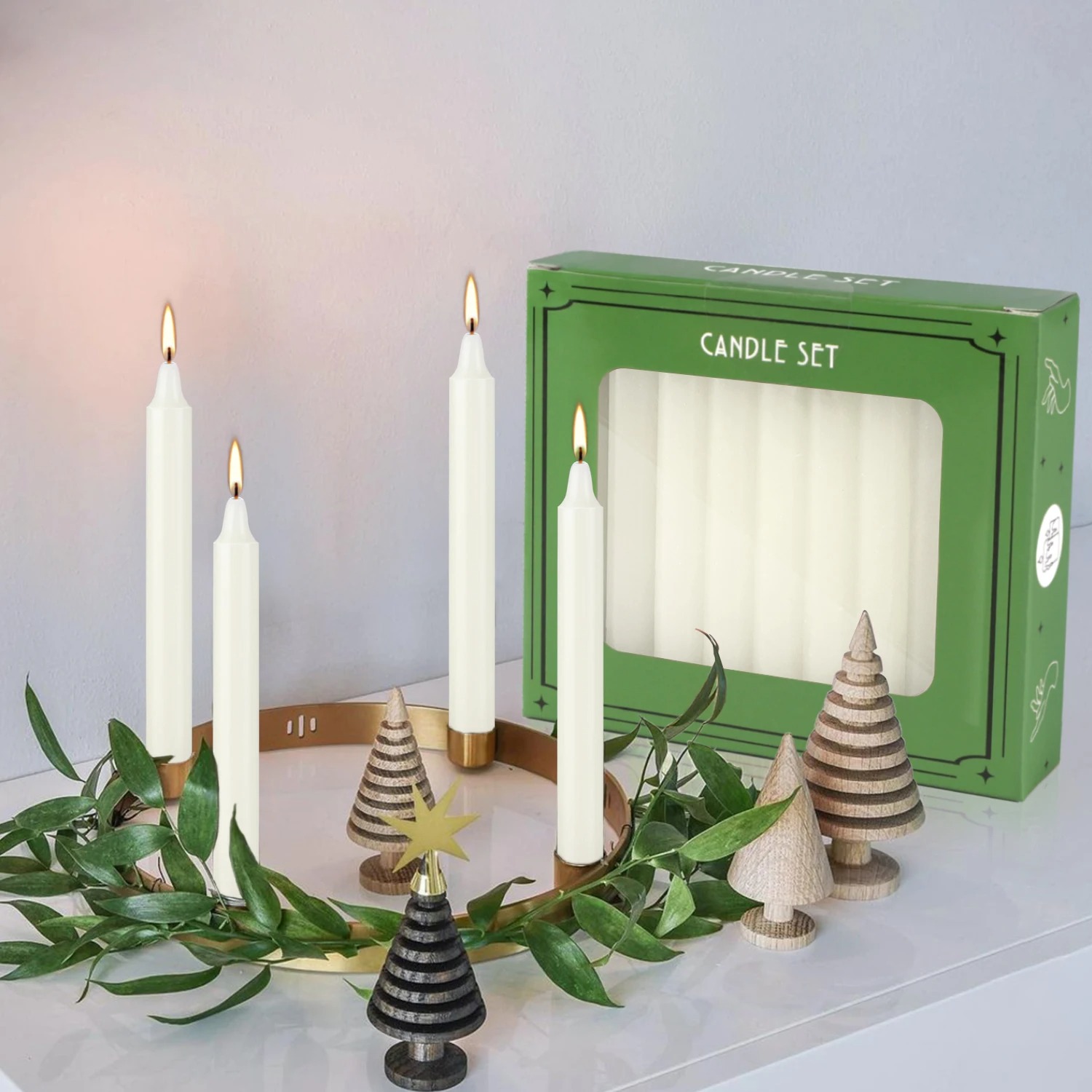 20-Pack 4-Inch Ivory White Dri - Quality Home Fragrance recension och pris