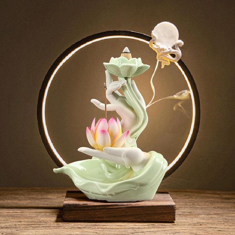 Ceramic Purple Sand Backflow I - Home Fragrance Zen recension och pris