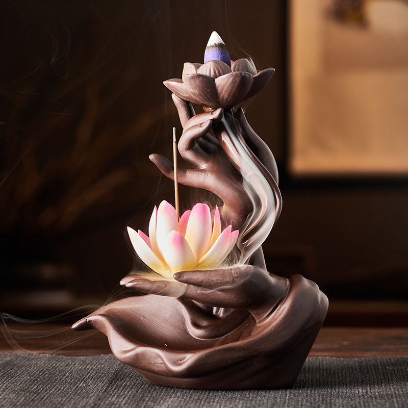 Ceramic Purple Sand Backflow I - Home Fragrance Zen recension och pris
