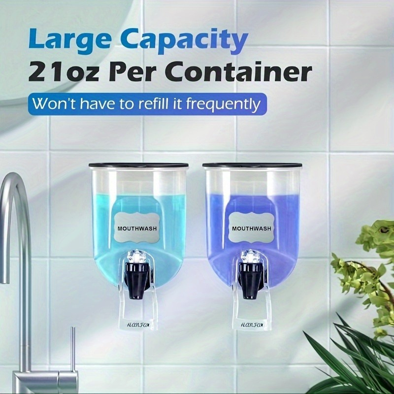 2PCS 600ml Mouthwash Dispenser - Home Fragrance Bottle recension och pris