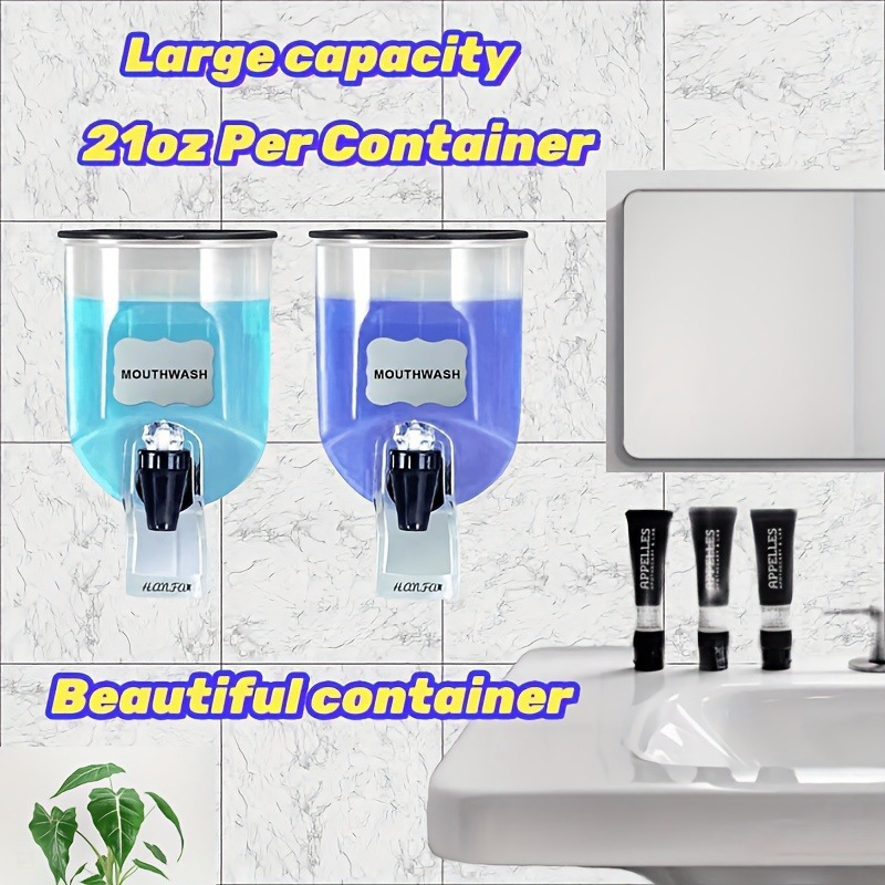 2PCS 600ml Mouthwash Dispenser - Home Fragrance Bottle recension och pris