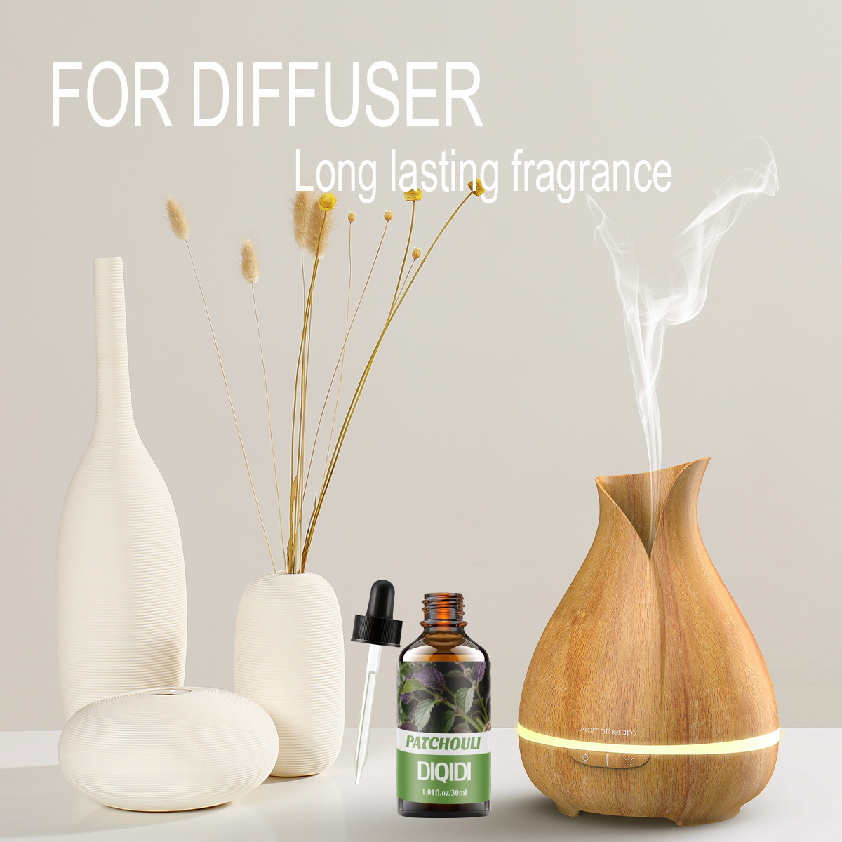 Patchouli essential oil, plant - Home Fragrance Co recension och pris