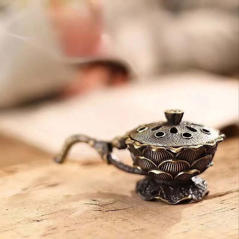 Alloy Lotus Hand Incense Burne - Home Fragrance Zen recension och pris