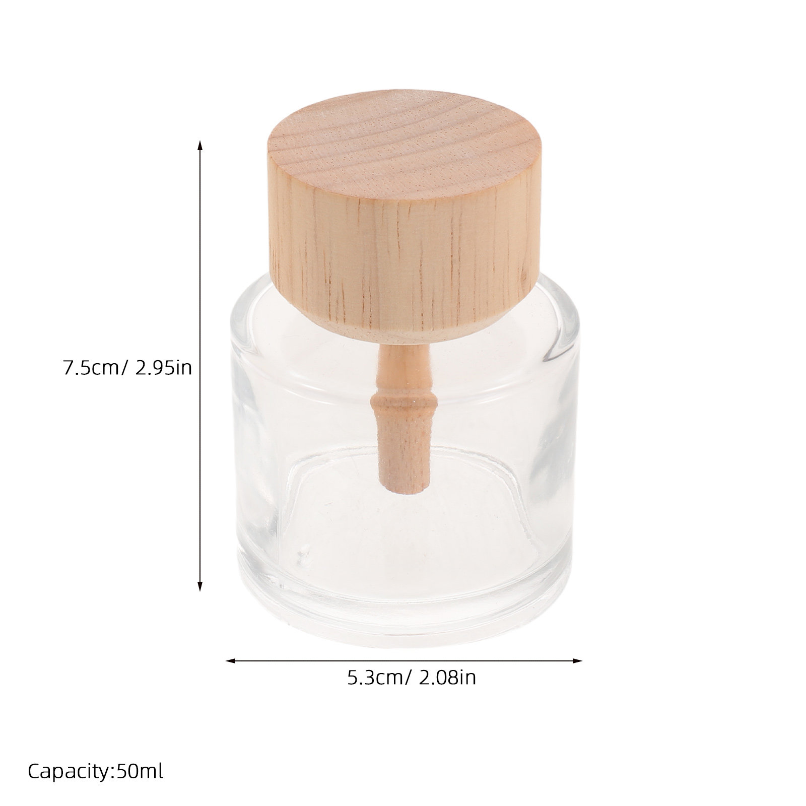 2Pcs Clear Glass Reed Diffuser - Home Fragrance Bottle recension och pris